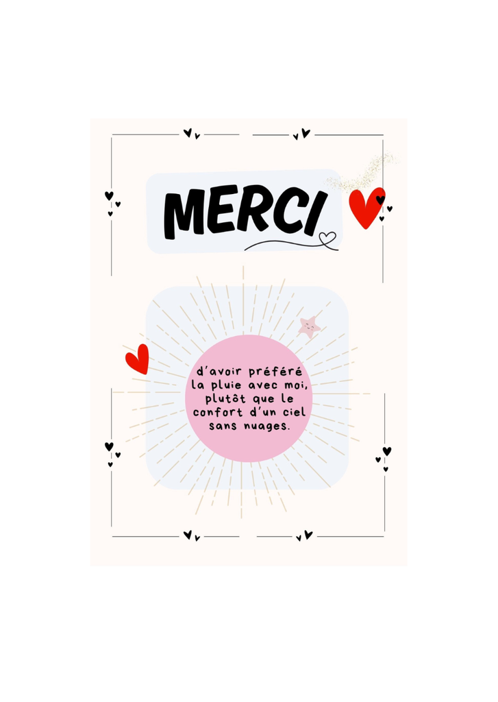 Carte Merci de ...