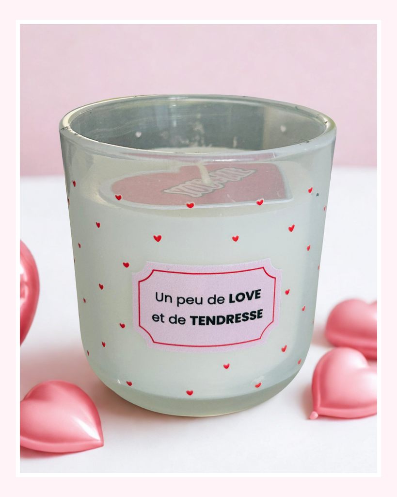 Bougie "Un peu de love"