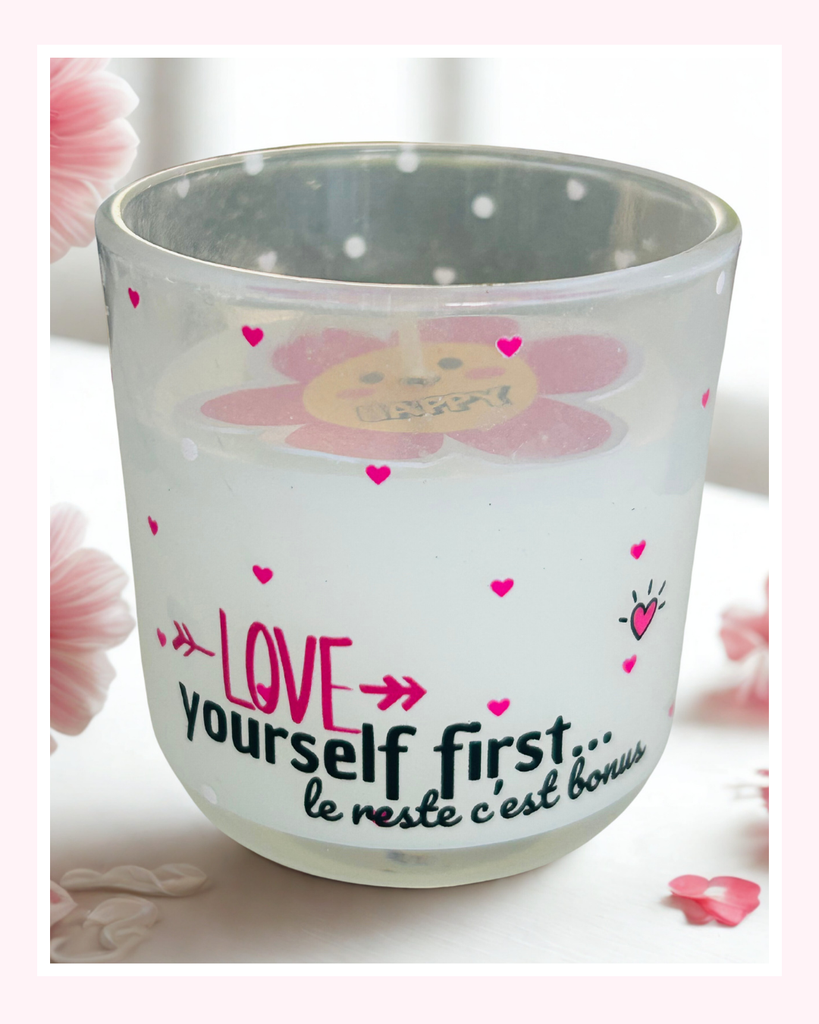 Bougie "First Yourself  Love"