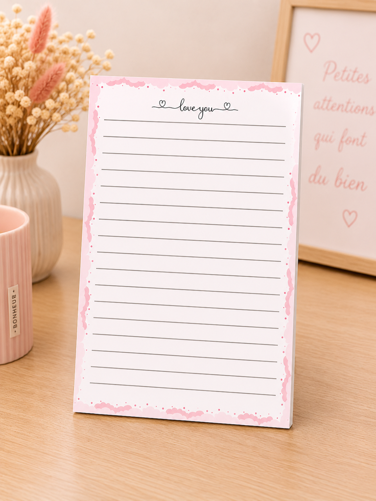 Bloc-notes love