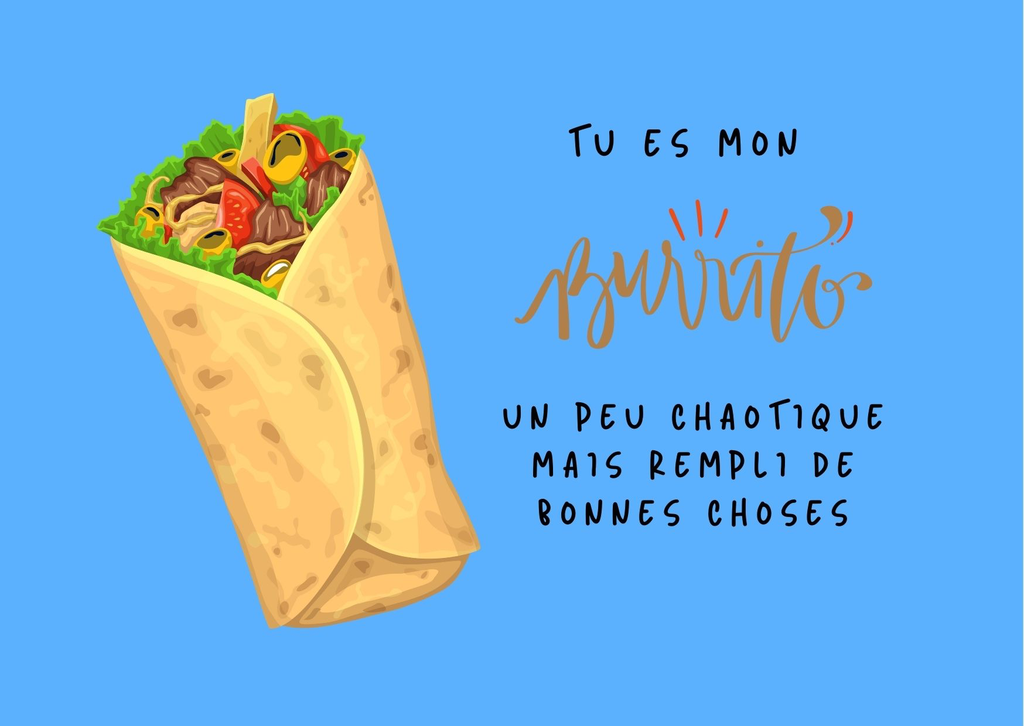 Carte BURRITO
