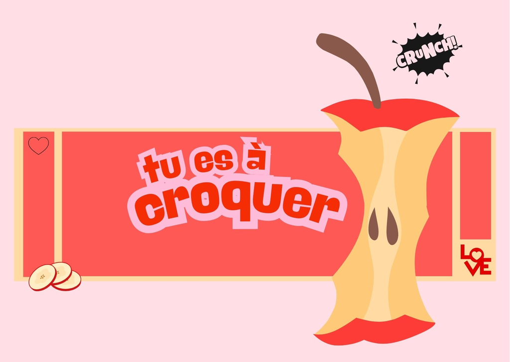 Carte Tu es à croquer