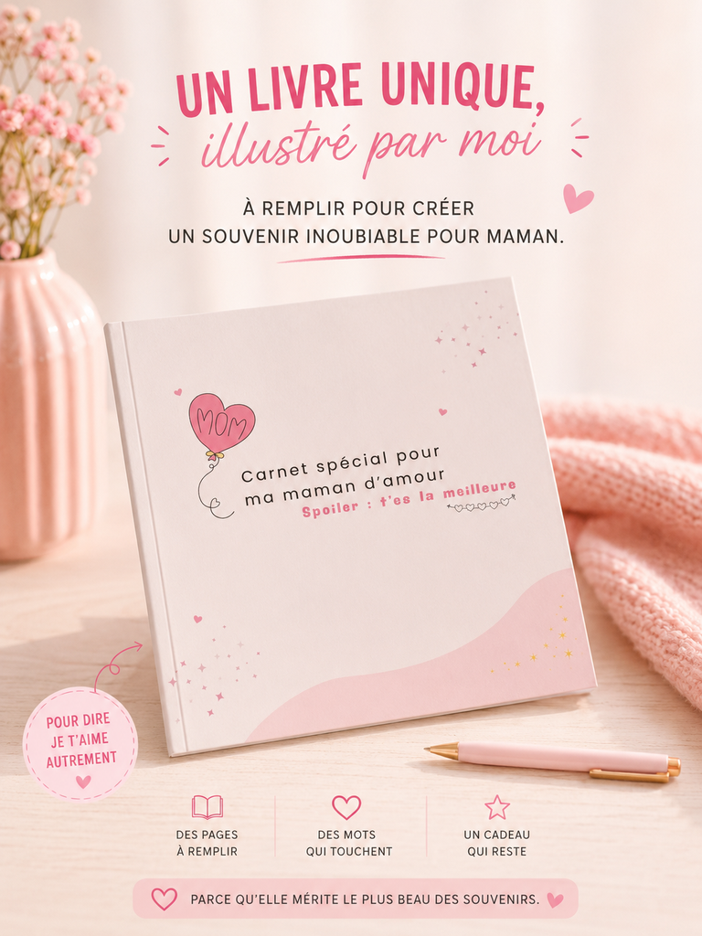 Livre a remplir avec sa maman d'amour