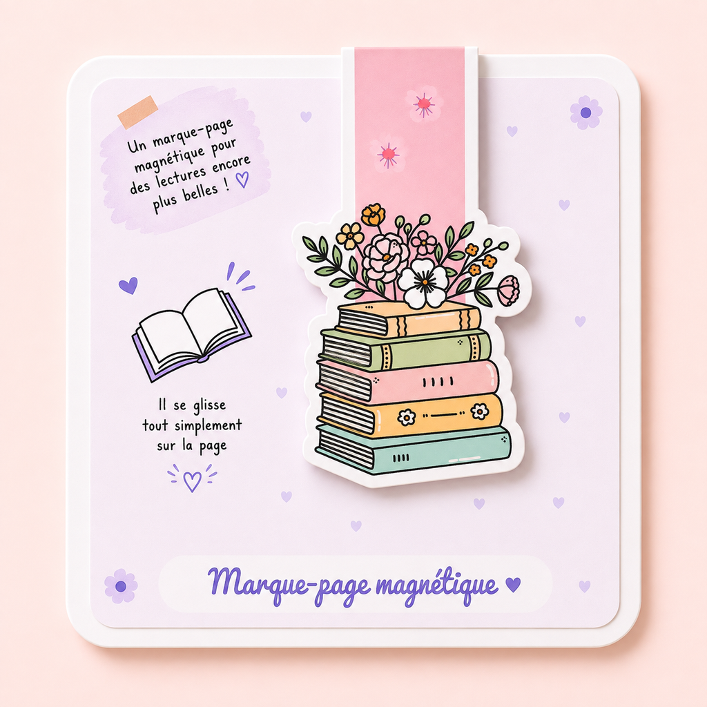 Marque-page magnétique