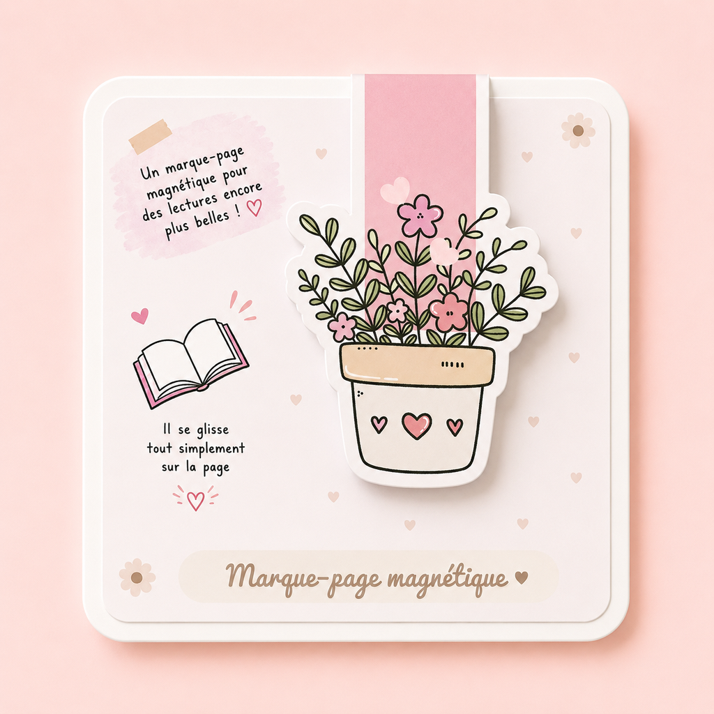 Marque-page magnetique