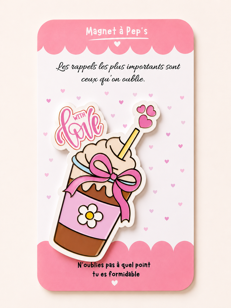 Magnet With love coeur