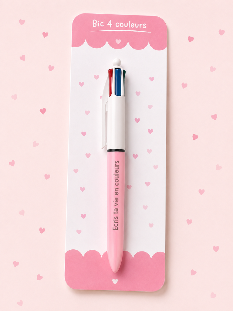Bic 4 couleurs « Colorer ta vie »