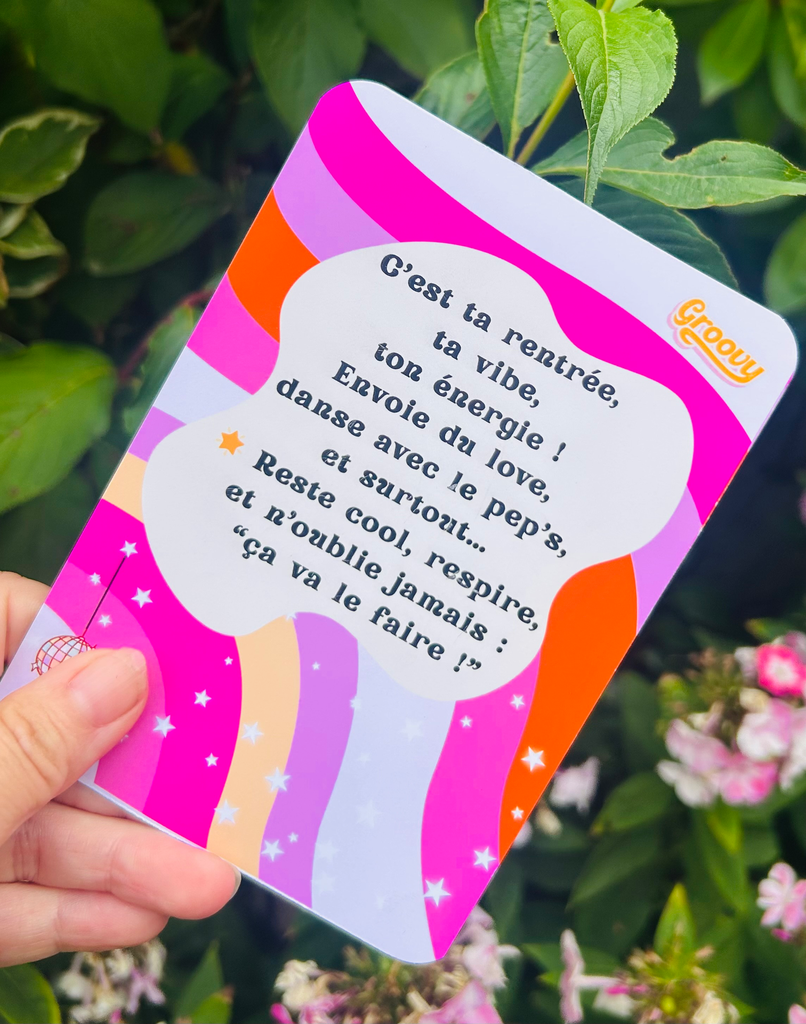 carte good vibes pour la rentrée