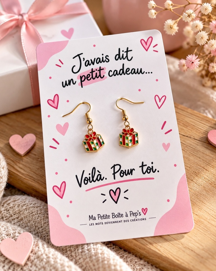 Boucles d’oreilles « Petit cadeau » Petit cadeau 🎁