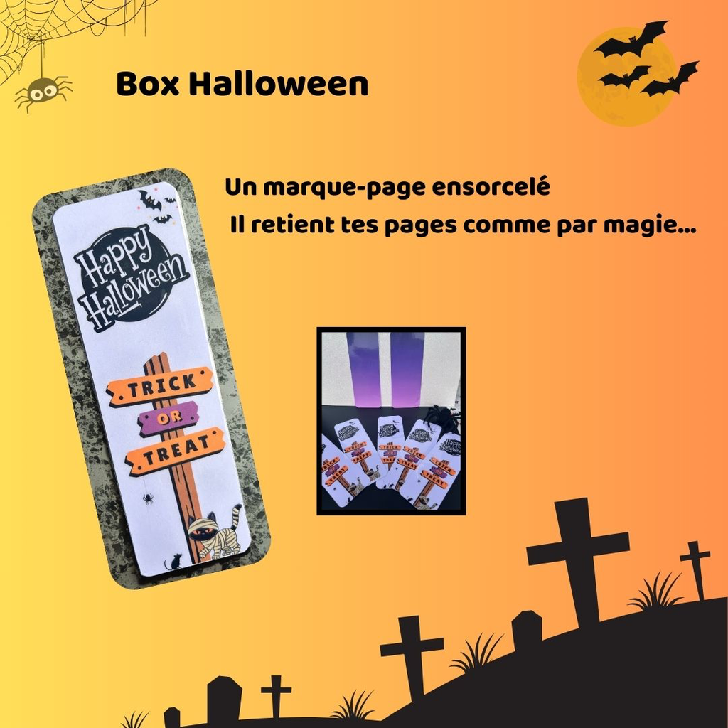 Marque page Halloween
