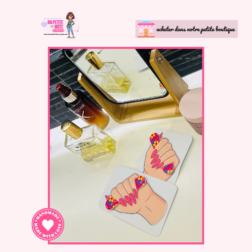 carte / Lime à ongle de poche     Pour des ongles aussi stylés que toi