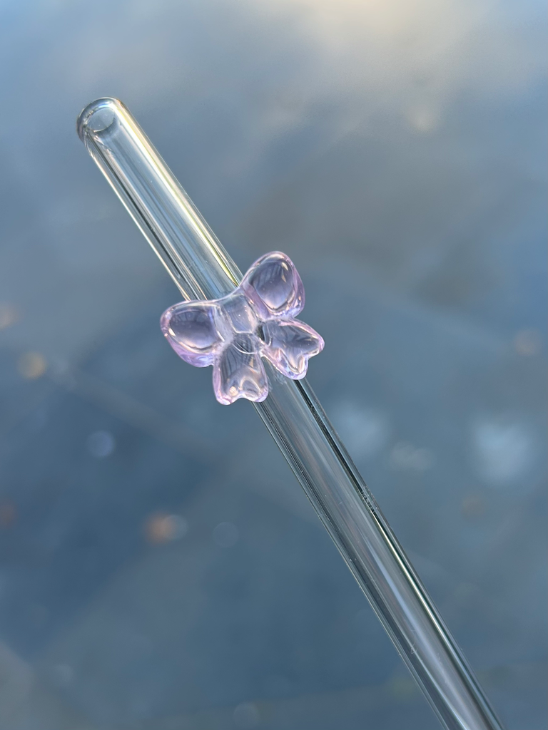 Paille Girly en verre