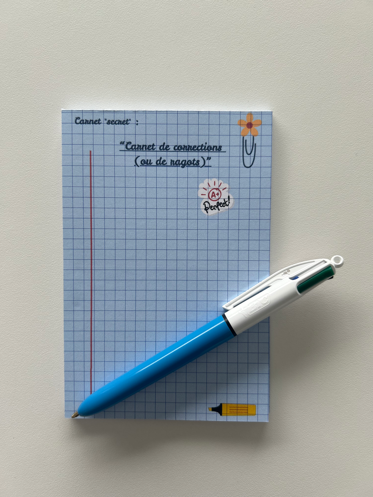 Petits bloc note bleu