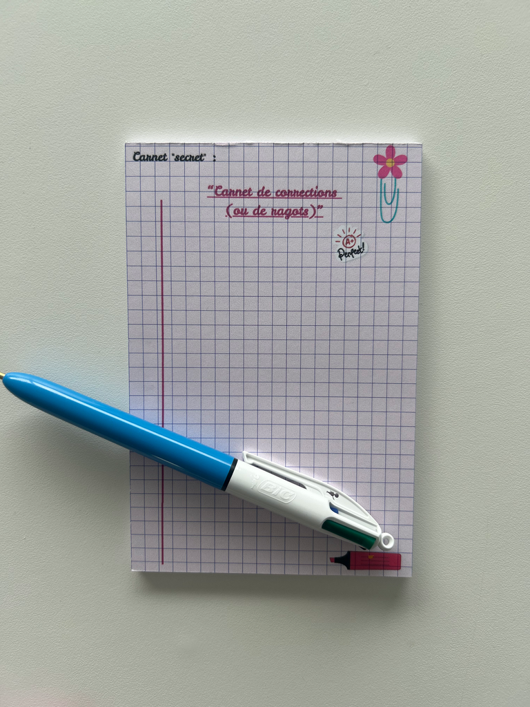 Petits bloc note rose