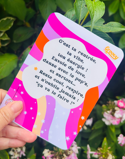 carte good vibes pour la rentrée