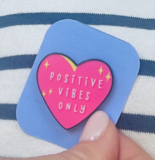 Pin's Positive attitude