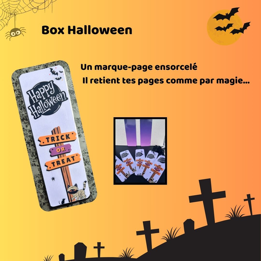 Marque page Halloween