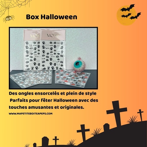 Décorations d'ongles Halloween